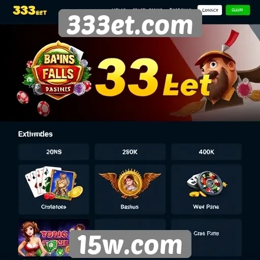 Exploração das funcionalidades do site 333et.com